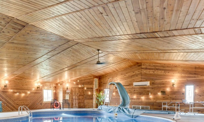 Bridgman House | Exciting Indoor Pool & Hot Tub Retreat Near the Beach