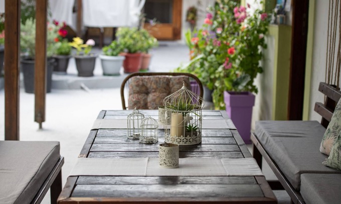 Sarti House | Discover Epohikon Studios: Family-Friendly with Breakfast