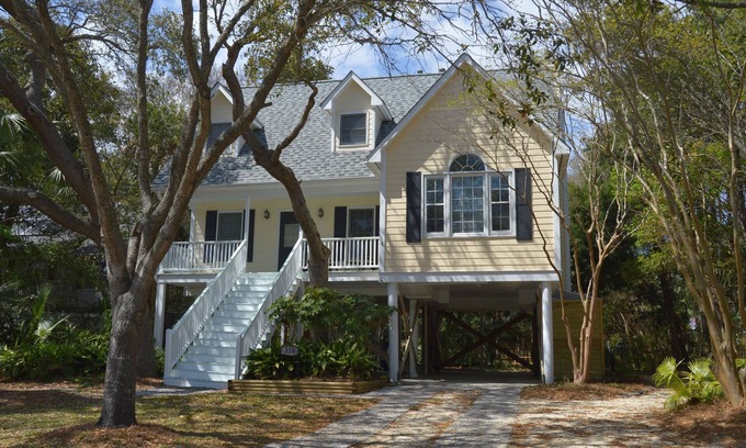 Sunset Point House | Ideal Location: Steps from Beach and Town with Ocean Views