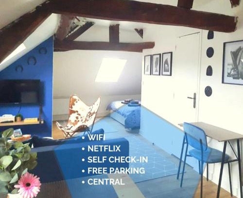 Venette Apartment | Convenient Equidia Compiègne: Free Parking & Wifi Included
