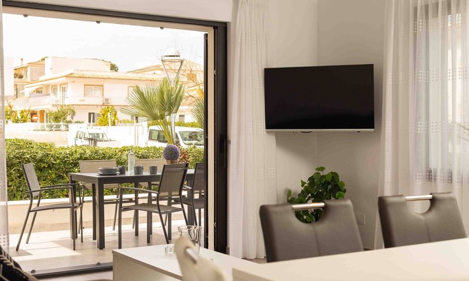 Can Picafort Villa | Es Descans - Newly Renovated Retreat with Terrace Near Beach