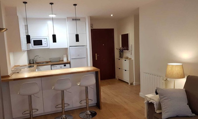 Tazones Apartment | Perfect Getaway for Couples with Ocean View and Spa
