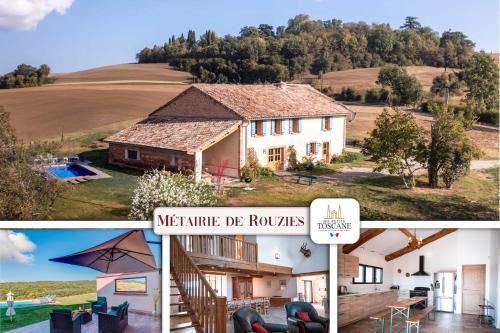 Grazac House | Nature Retreat at Métairie de Rouzies: Pool & Ocean Views