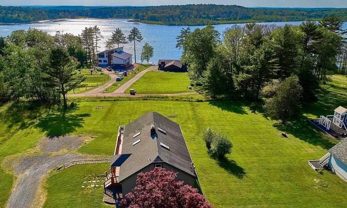 Highland Lake House | Tranquil Lakefront Oasis with Hot Tub & Pet-Friendly Options