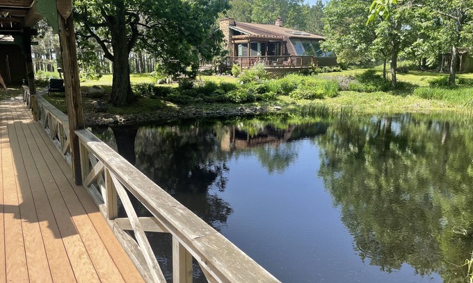 North Carlton Cabin | Discover a Northwoods Cabin with Private Island Retreat