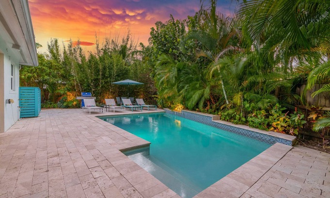 Wilton Manors House | Paradise Awaits: Ocean View Home with Private Heated Pool