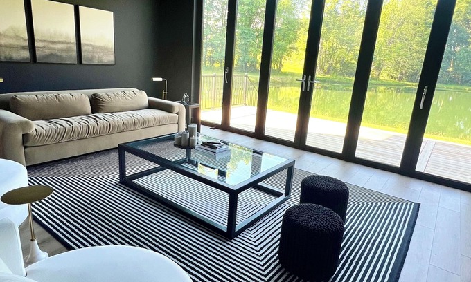 Morrow House | Escape to serenity at our Pondside Modern House