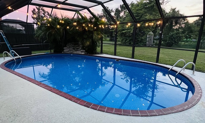 Fort Myers Shores House | Discover Sunshine Bliss: Ocean View Retreat with Heated Pool