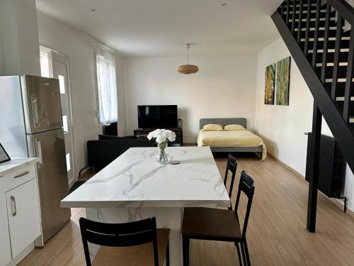 Sevran Apartment | Bright and Airy Retreat: Pet-Friendly Accommodations
