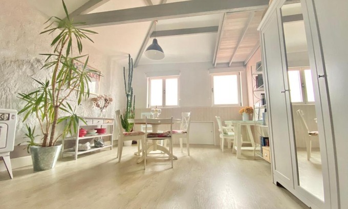 Cimadevilla Apartment | Unique Attic in Cimadevilla with Ocean Views & Breakfast