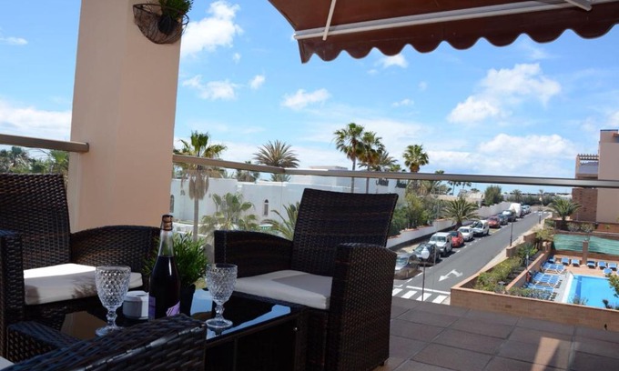 Esquinzo Apartment | Beachfront Bliss at Esquinzo Pool & Beach - Rated 9.2/10