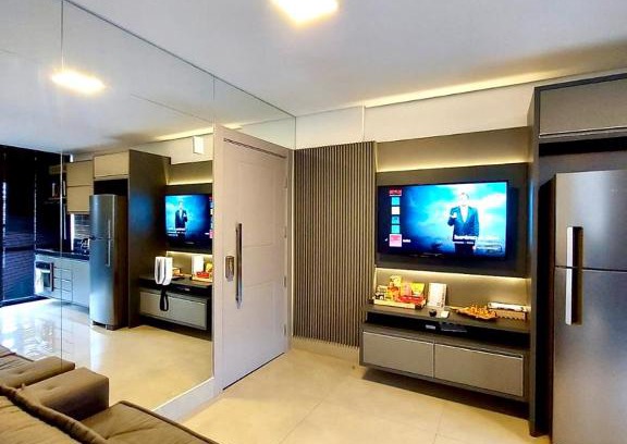 Jardim dos Estados Apartment | Complete and Cozy Studio at Ed. Vertigo with Pool Access