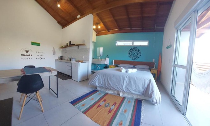 Campeche Central Apartment | Inviting Suite with Kitchen, WiFi & Free Parking at Estúdio Mar do Campeche