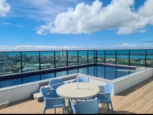 Ilha do Leite Apartment | Stylish Studio in Recife's Medical Hub with Pool Access