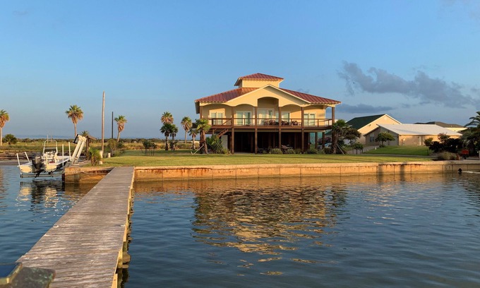 City-by-the Sea House | Estes Dreams: Waterfront Home with Fishing & Spa Amenities