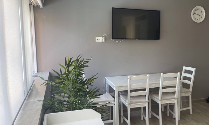 Castelldefels Apartment | Updated Studio with Pool, Just Steps from the Beach