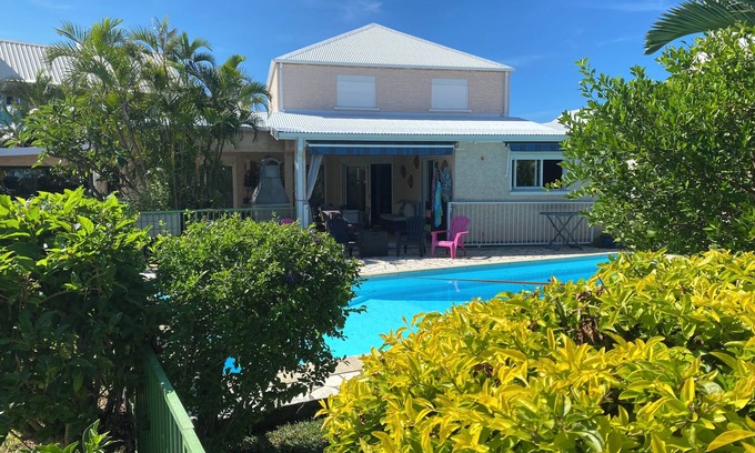 Etang Sale Les Bains Villa | Relaxing Villa with Pool, Steps from Etang Salé Beach