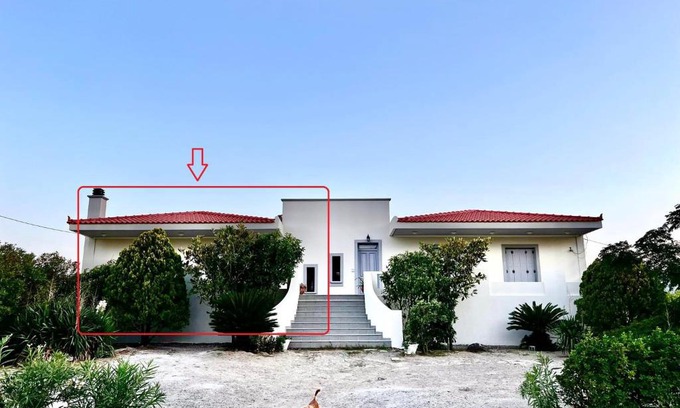 Myrina House | Beachfront Bliss at Evgatis Beach Loyskoy - Rated 9.8/10