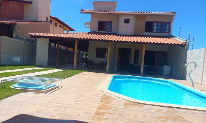 Maceio House | Sea View Retreat: 6-Bedroom House with Pool & Beach Access