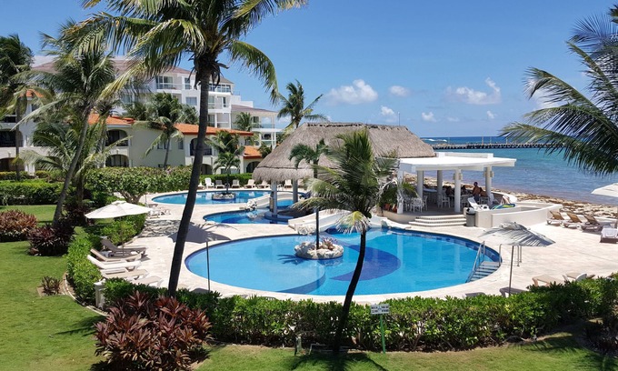 Playacar Fase I Condo | Top-Rated 2 Bedroom Oceanfront Retreat in Xamanha