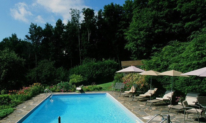 Woodstock Other | Serene Retreat with Saline Pool and Scenic Waterfall Views