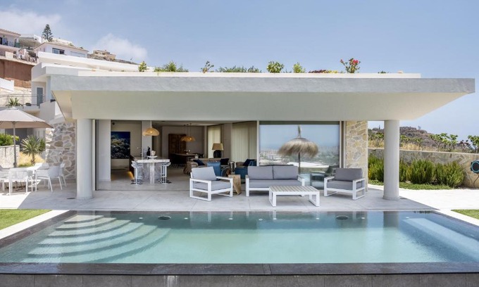 Torrox Costa Villa | Exclusive Too: Family-Friendly Retreat with Pool Access