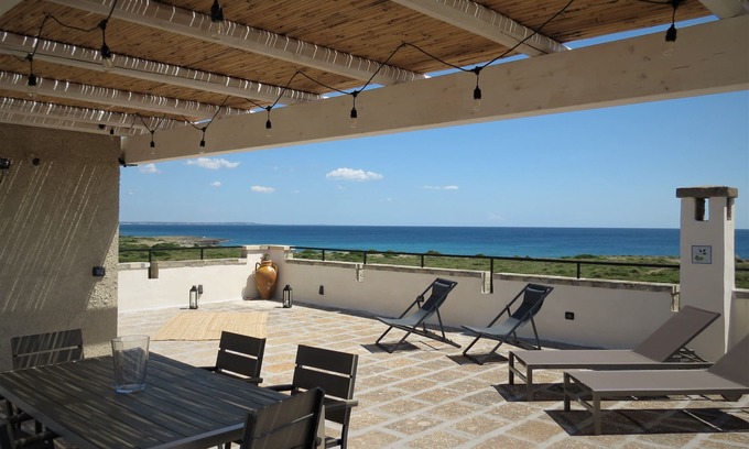 Porto Cesareo Villa | Oceanfront Villa Apartment with Amazing Sea Views