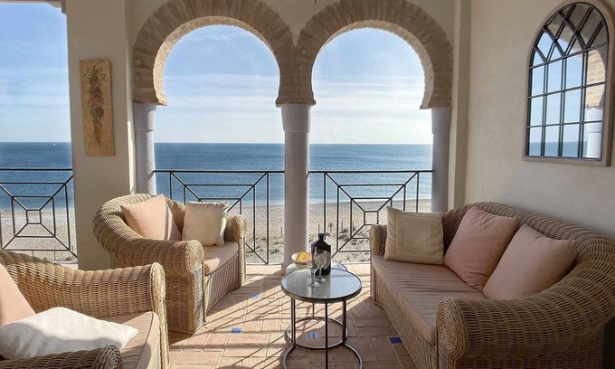 Bahia de Casares Apartment | Beachfront Duplex Penthouse with Pool and Ocean View