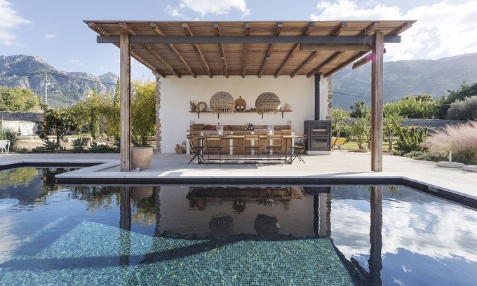 Soller House | Designer Villa with Mountain Views & Private Pool Oasis