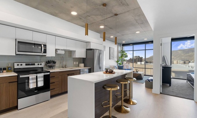 Rio Grande Apartment | Premier Downtown Retreat Near Salt Palace & Delta Center