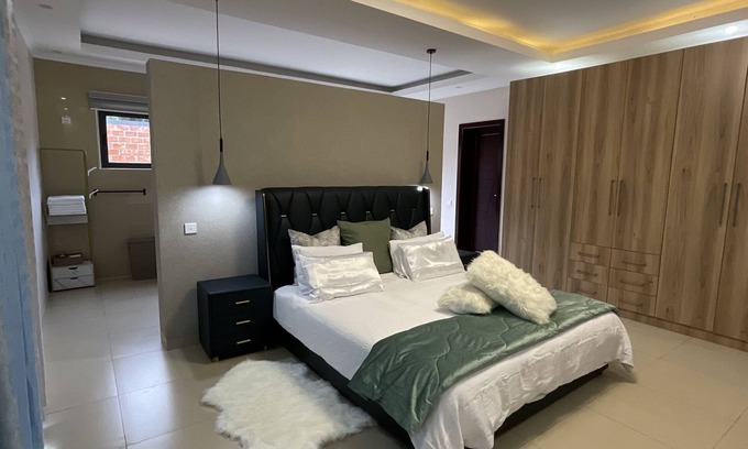 Lusaka Apartment | Relaxing Farm Retreat with Sauna and Fire Pit Amenities