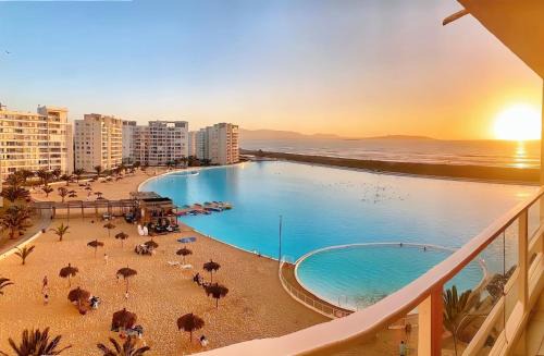 La Serena Apartment | Exclusive Laguna Mar: Oceanfront Stay for Up to 10 Guests