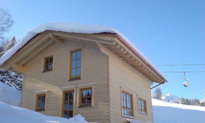 Annaberg im Lammertal House | Enchanting Log Cabin Ski Lodge with Spa & Hot Tub Access