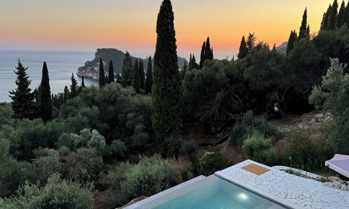 Lakones House | Exclusive stone villa with infinity pool & incomparable sea views