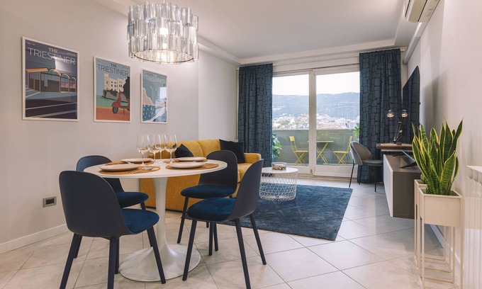 Trieste City Centre Apartment | Exclusive Suite with Terrace, Hot Tub & Free Parking