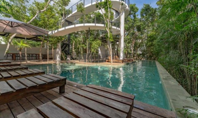 Ek Balam Village House | Exclusive Villa "Town House" with Oceanfront Amenities