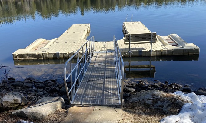 Island Park House | Perfect Waterfront Cabin with Private Dock & Lake View