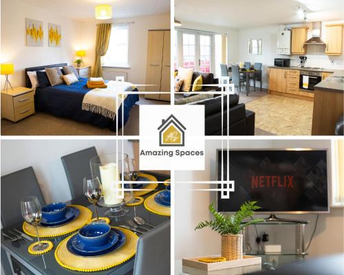 Warrington Apartment | Stylish 2 Bed Flat in Stockton Heath - Family Friendly Stay