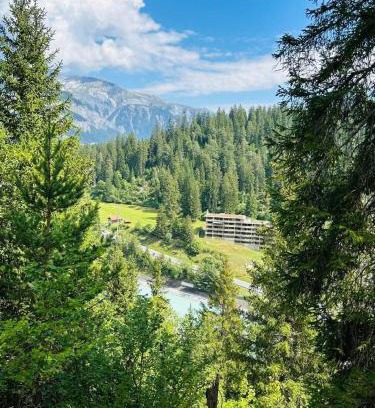 Laax Apartment | Exclusive Wellness Retreat with Private Pool & Spa Access