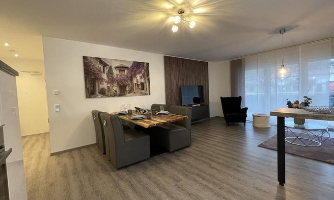 Losheim am See Apartment | Central Apartment with Large Balcony - 4-Star, Guest Rated 9.4