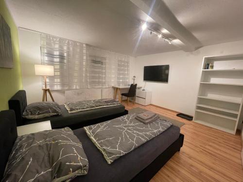Stadtilm House | Exklusives Zimmer mit geteiltem Bad und Küche OM