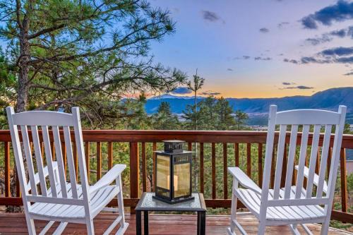 Woodmoor House | Inviting Monument Home with Hot Tub and Mountain Views