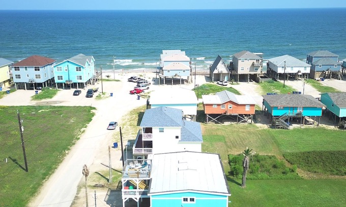 Surfside Beach House | Oceanfront Getaway with Coastal Views Steps from the Beach