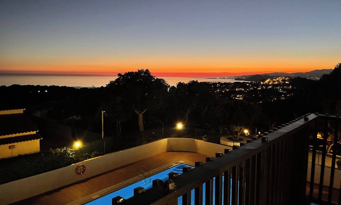Canyelles Apartment | Unforgettable 180° Ocean Views with Pool and Top-Rated Service