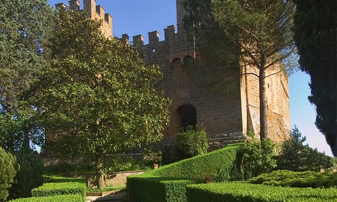 Proceno Apartment | Enchanting Castle Retreat with Pool and Scenic Views
