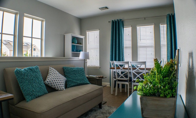 Mueller Apartment | Discover Authentic Austin Living at Mueller Hotel!