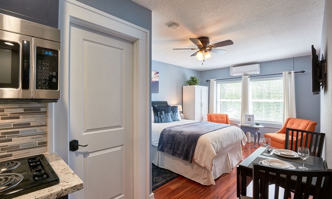 Newberg Apartment | Discover Historic Newberg at Yamhill Flats: Suite 2, Rated 9.8
