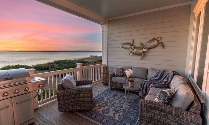 Seabrook Island House | Oceanfront Oasis for Dolphin Lovers with Scenic Views