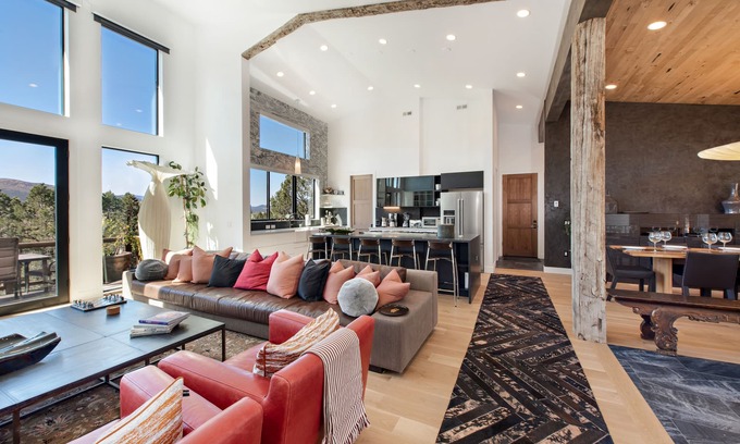 Carbondale House | Modern Home with Koi Pond & Hot Tub, Rated 9.8 by Guests