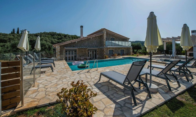 Agios Spyridon Corfu Villa | Exquisite Newly Built Villa Close to the Enchanting Agios Spyridonas NE